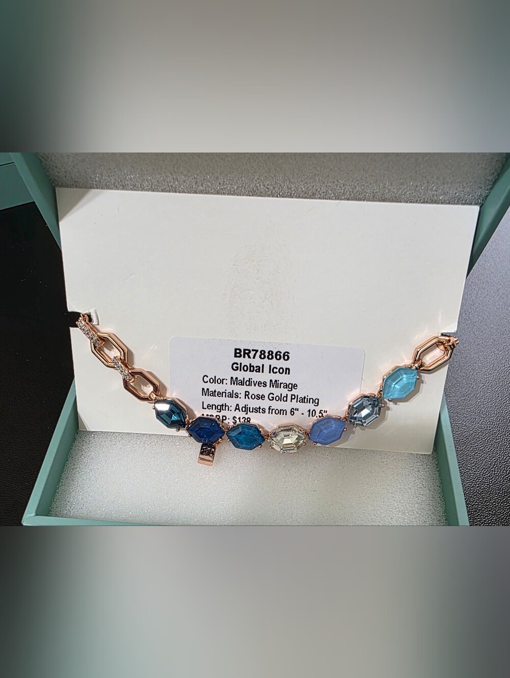 Maldives Mirage Rose Gold Plated Jewel Candy Bracelet